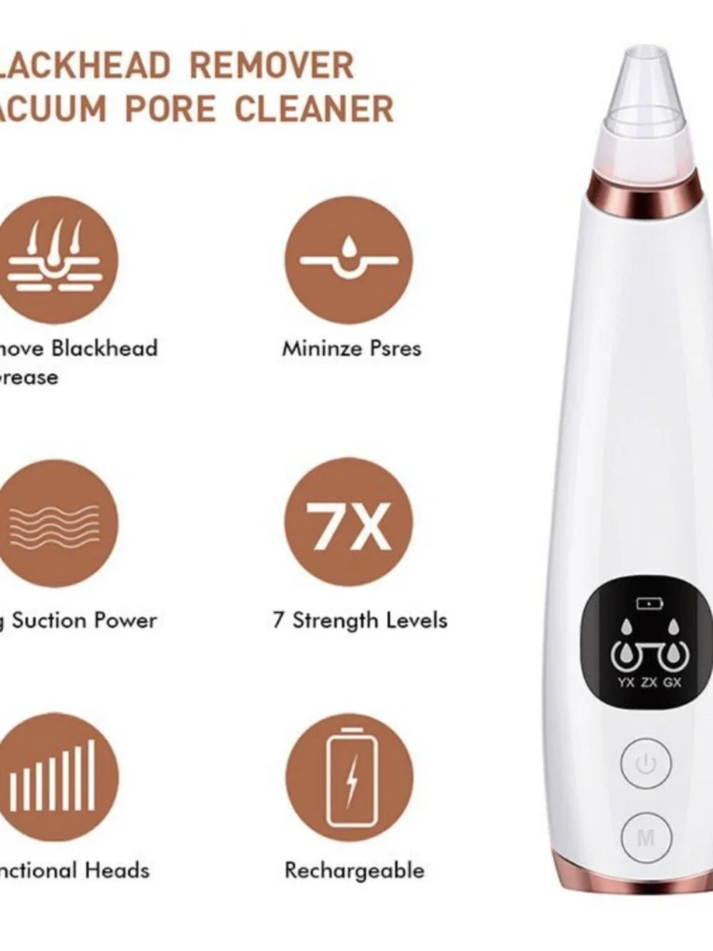 Facial instrument cleanser - White